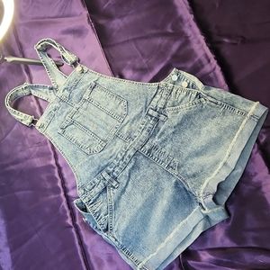 GIRLS JEAN JUMPSUIT